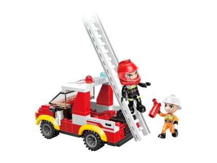 Qman Mine City Fire Line W12011-3 Automobilový rebrík