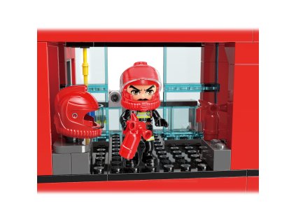 Qman Mine City Fire Line W12014 Hasičské ústredí