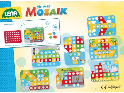 Prvý mozaika - motív doprava