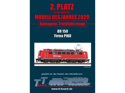 Piko Elektrická lokomotíva vr. dig. dekodéru BR 150 E 50 DB AG V - 47461