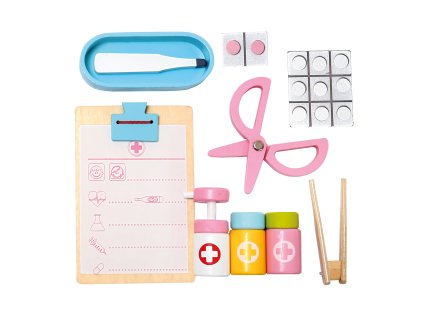 Bino Lekárska súprava v drevenom kufríku