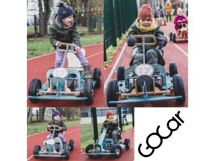 GOCar šliapacie auto malé, modré