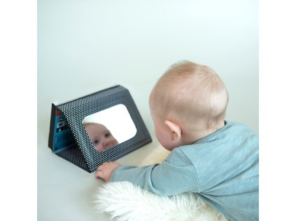 Petitcollage Čas na brušku - zrkadlo s obrázkami Peekaboo