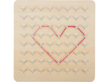 small foot Drevená doska Geoboard