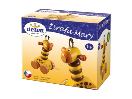 Detoa Ťahacia hračka Žirafa Mary