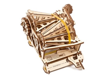 Ugears 3D drevené mechanické puzzle STEM výukový variátor