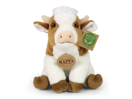 Rappa Plyšová krava 18 cm ECO-FRIENDLY