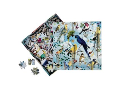 Galison Obojstranné puzzle Vtáčie symfónia 250 dielikov