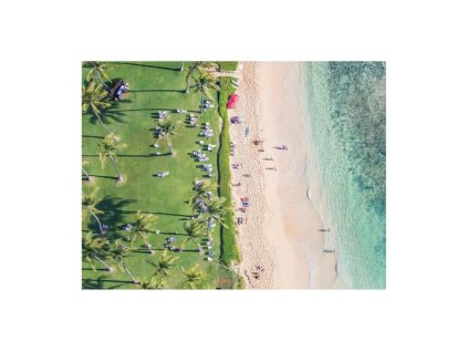 Galison Obojstranné puzzle Hawai Gray Malin 500 dielikov