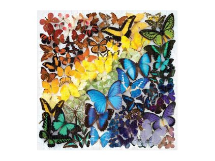 Galison Puzzle Dúhoví motýle 500 dielikov