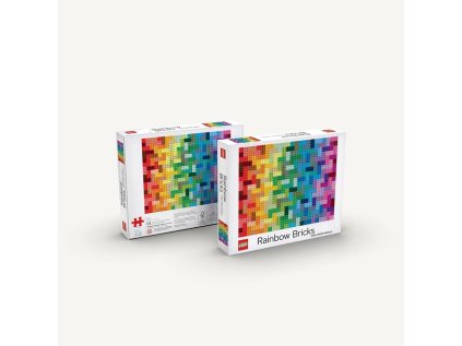Chronicle Books Puzzle LEGO® dúhové kocky 1000 dielikov