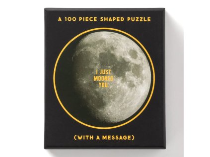 Galison Puzzle Snový Mesiac 100 dielikov