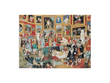 Galison Puzzle Tribuna Uffizi s mačkami 1500 dielikov