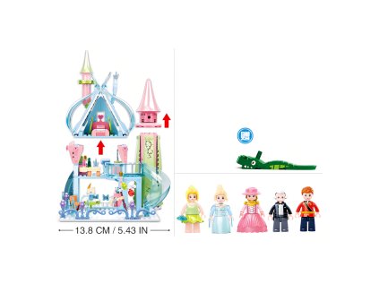 Sluban Zimné víly M38-B0898 Rozprávkový hrad