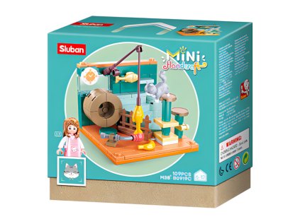 Sluban Mini Handcraft M38-B0919C Rybársky kút s mačkou