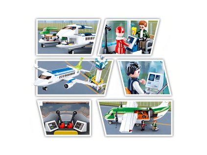 Sluban Letisko M38-B0930 Letisko s dvoma lietadlami