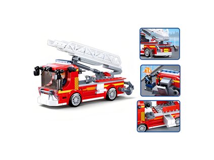 Sluban Hasiči M38-B0966 Vozidlo s teleskopickým rebríkom