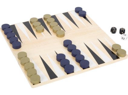 small foot Šach, dáma a backgammon Gold Edition