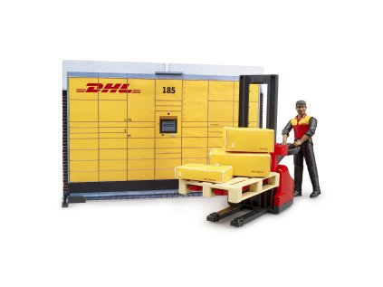 Bruder BWORLD Zásielkovňa DHL s príslušenstvom