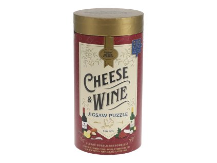 Ridley's Games Puzzle pre milovníkov syrov a vína 500 dielikov