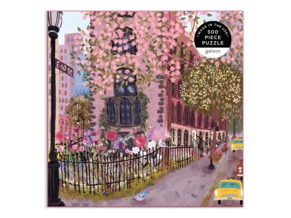 Galison Puzzle Rozkvitnuté ulice 500 dielikov