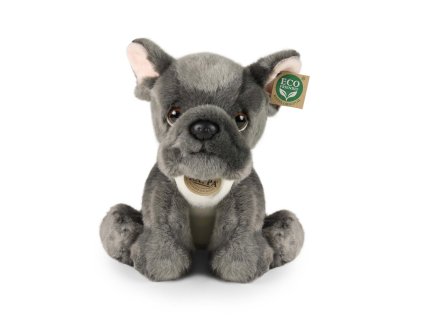 Rappa Plyšový pes francúzsky buldoček sediaci 26 cm ECO-FRIENDLY