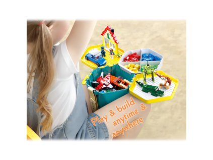 Sluban Bucket Bricks M38-B0829 Vedro s kockami zelený