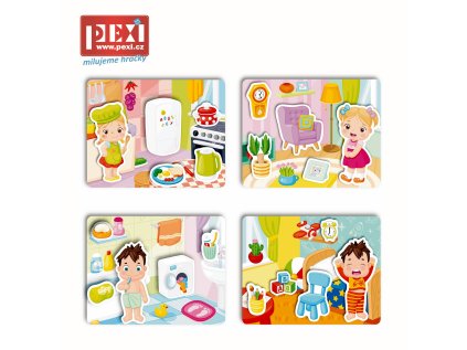 Pexi Velcro skladačky - Domov