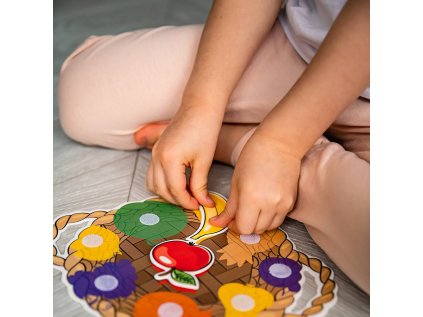 Pexi Velcro skladačky - Ovocie a Zelenina