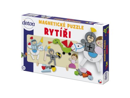 Detoa Magnetické puzzle Rytieri