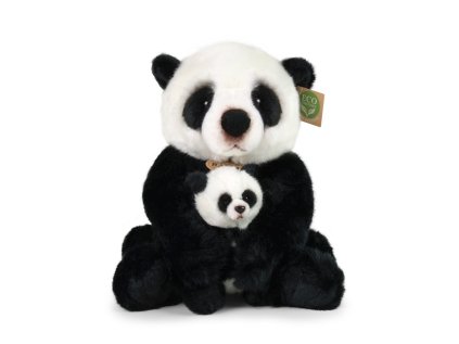 Rappa Plyšová panda s mláďaťom 27 cm ECO-FRIENDLY