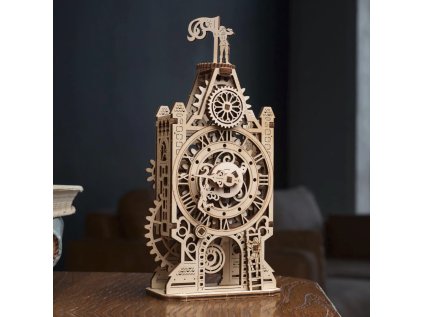 Ugears 3D drevené mechanické puzzle Hodinová veža