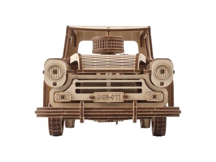 Ugears 3D drevené mechanické puzzle Americký nákladiak (pick-up)