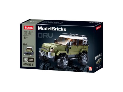 Sluban Model Bricks M38-B1015 Anglickej SUV Attacker