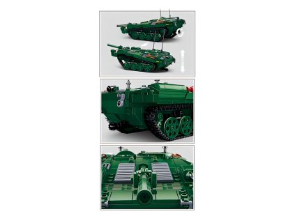 Sluban Model Bricks M38-B1010 Bojový tank STRV103