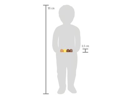 small foot Drevené čokoládové pralinky Fresh