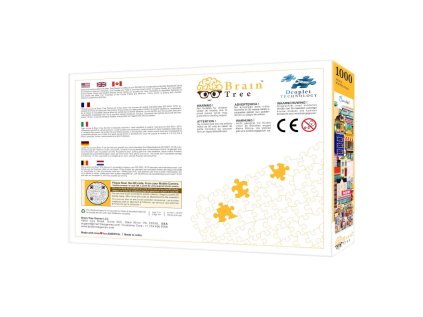Brain Tree Puzzle Preplnené mesto 1000 dielikov