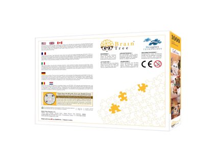 Brain Tree Puzzle Mačacia večera 1000 dielikov