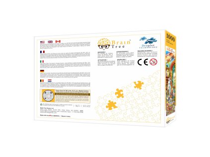 Brain Tree Puzzle Domáca knižnica 1000 dielikov