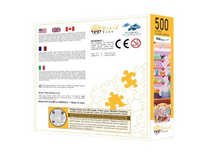Brain Tree Puzzle Obchod s maznáčikmi 500 dielikov