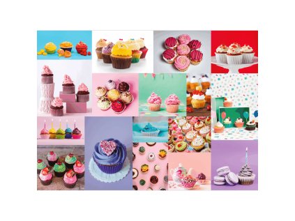 Brain Tree Puzzle Tortičky Cupcakes 500 dielikov