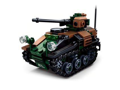 Sluban Model Bricks M38-B0750 Malý tank Wiesel AWC 2v1