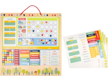 small foot Edukatívny týždenný plánovač magnetický - poškodený obal
