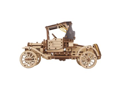 Ugears 3D drevené mechanické puzzle Historický automobil UGR-T