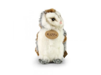 Rappa Plyšová sova pálená 17 cm ECO-FRIENDLY