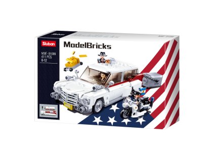 Sluban ModelBricks M38-B1099 Americký automobil pre lupičov