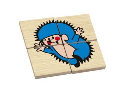 Detoa Drevené puzzle Krtko