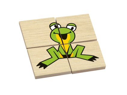 Detoa Drevené puzzle Krtko