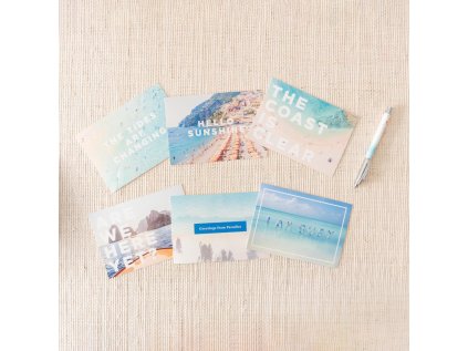Chronicle Books Pláže a pobrežie 50 ks pohľadníc