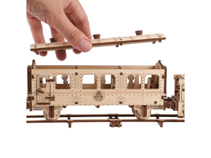 Ugears 3D drevené mechanické puzzle Harry Potter Rokfortský expres